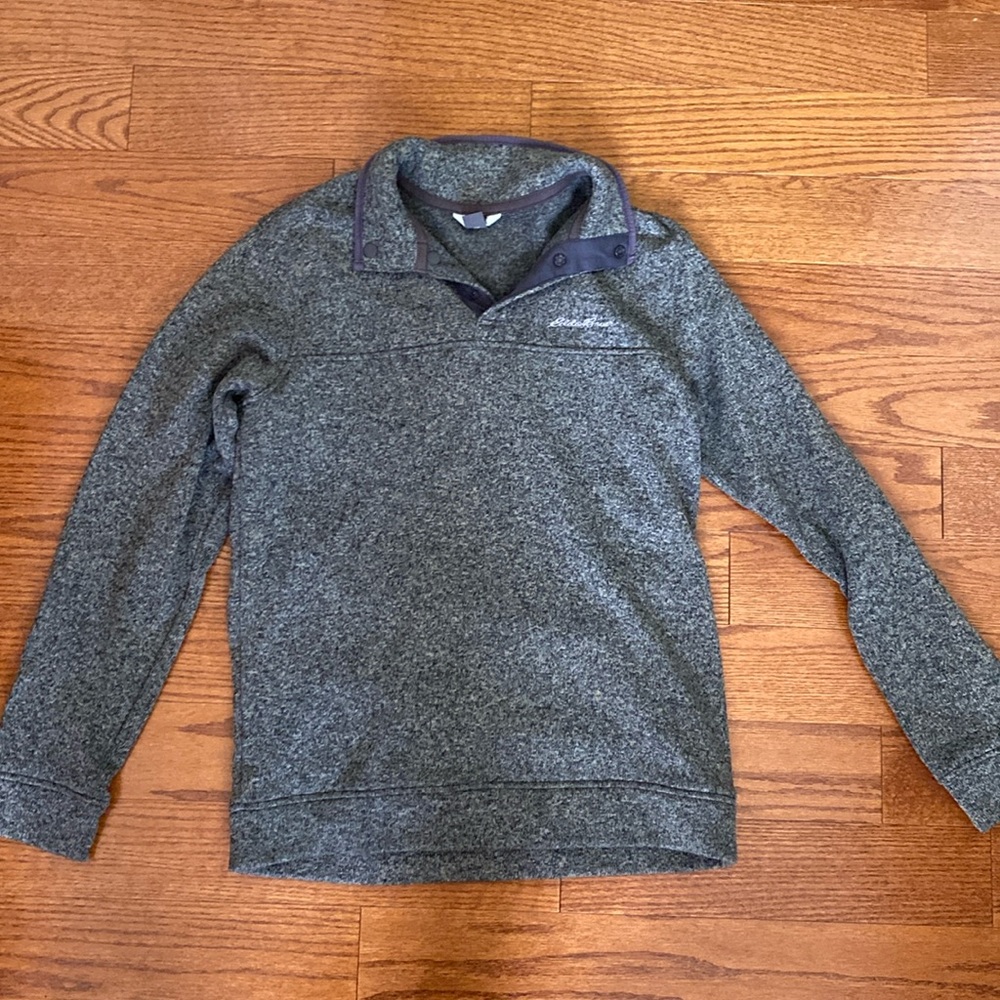 Eddie Bauer quarter sweatshirt + additional free